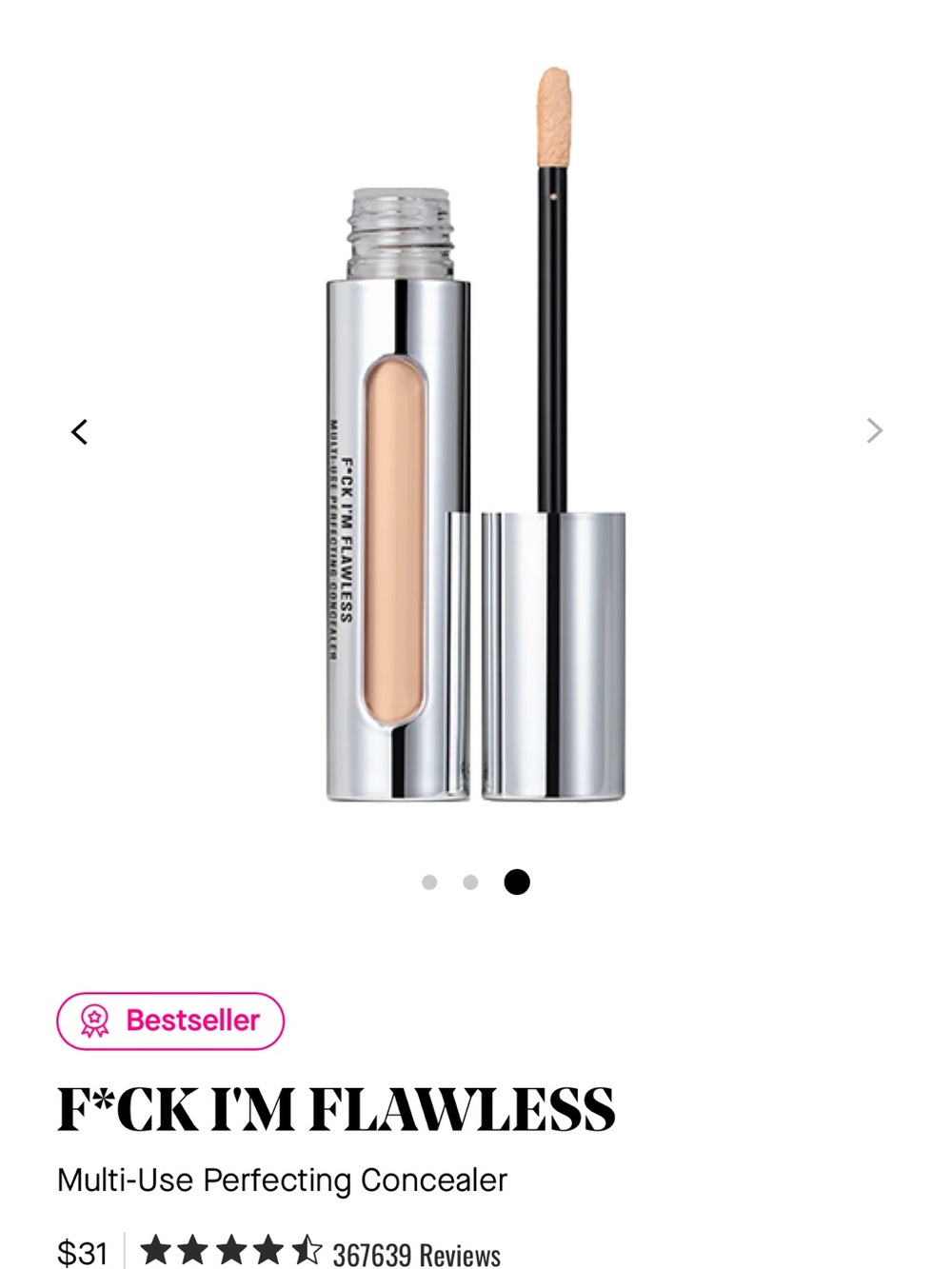 IL MAKIAGE F*CK I’M FLAWLESS Concealer — Light Beige